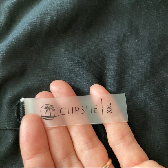 Cupshe Black high waist bikini bottom Plus Sz 2XL - Picture 15 of 16